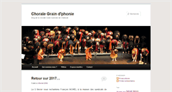 Desktop Screenshot of graindphonie.fr
